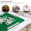 Costway 88 cm Folding Mahjong Table Camping Poker Table W/ Cup Holders Chip Grooves 8