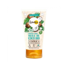 Lovea Organic Coconut Bio Body Scrub in a tropical delight renewed &exfoliated skin150mL