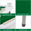 Costway 88 cm Folding Mahjong Table Camping Poker Table W/ Cup Holders Chip Grooves 9
