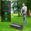 Costway 63L Metal Lawn Roller Patio Push Tow Behind Poly Roller 4
