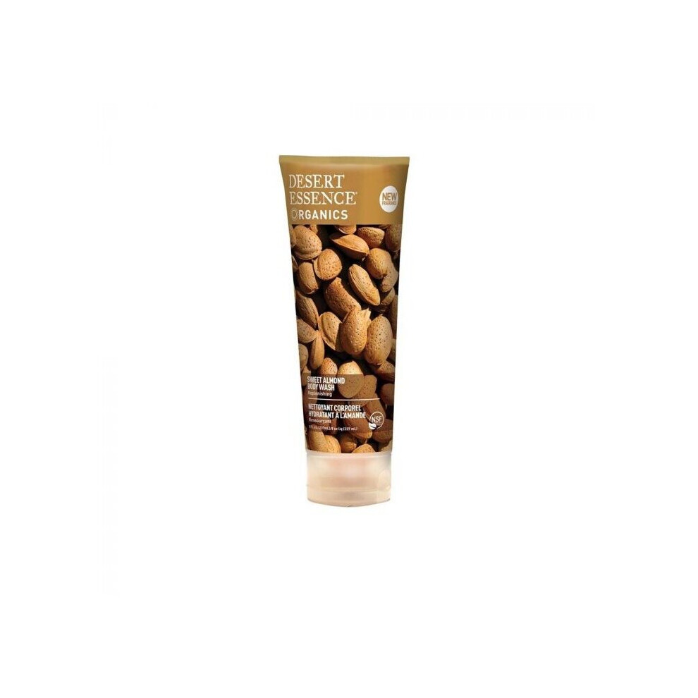 Nourishing Body Wash: Desert Essence Sweet Almond Body Wash 237 mL