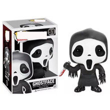(Figures) Ghost Face Scream Terror Figures Toy Key Chain Kids Gifts Collections