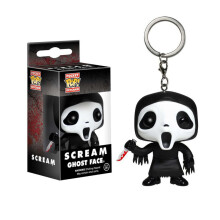 (KeyChain) Ghost Face Scream Terror Figures Toy Key Chain Kids Gifts Collections