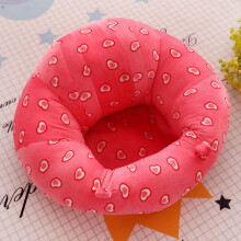 (Pink) Baby Infant Learn Sit Up Plush Chair Cushion Soft Bean Bag Kids Support Sofa Toy