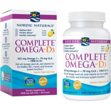 Nordic Naturals Complete Omega-D3 Softgels 60's