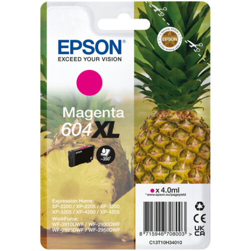 Epson Epson 604XL Pineapple Magenta Ink Cartridge