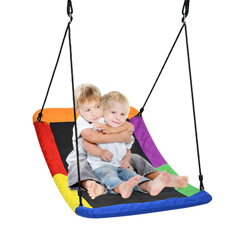 Casart 150CM Skycurve Platform Tree Swing for Kids and Adults