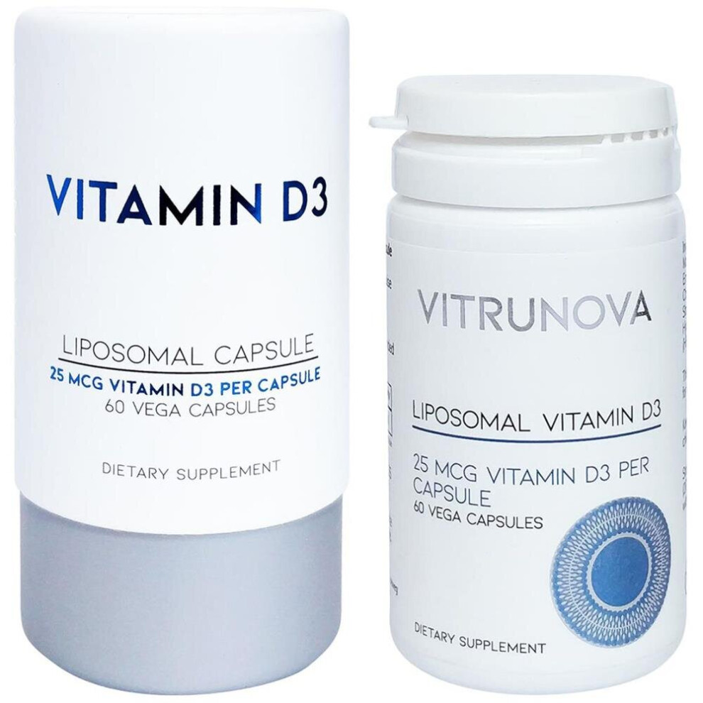 Vitrunova Vitamin D3 liposomal Capsule Vega Capsules 60's