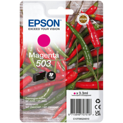 Epson Cartouche d'encre - Epson - 503 - Magenta - Original - 3,3 ml
