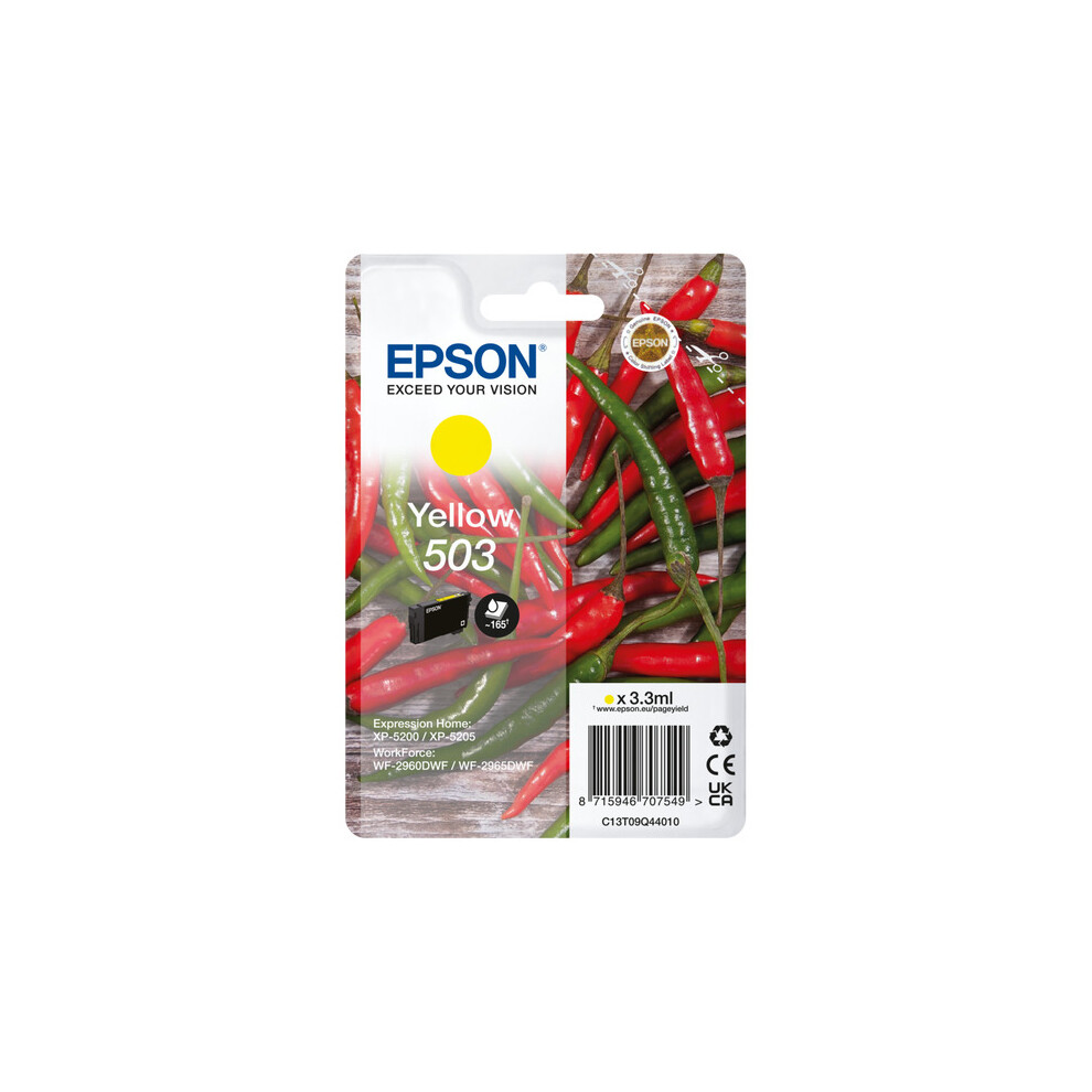 Epson 503 Chillies Ink Cartridge Yellow