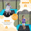 Casart 7FT Kids Approved Outdoor Rectangle Recreational Trampoline 4