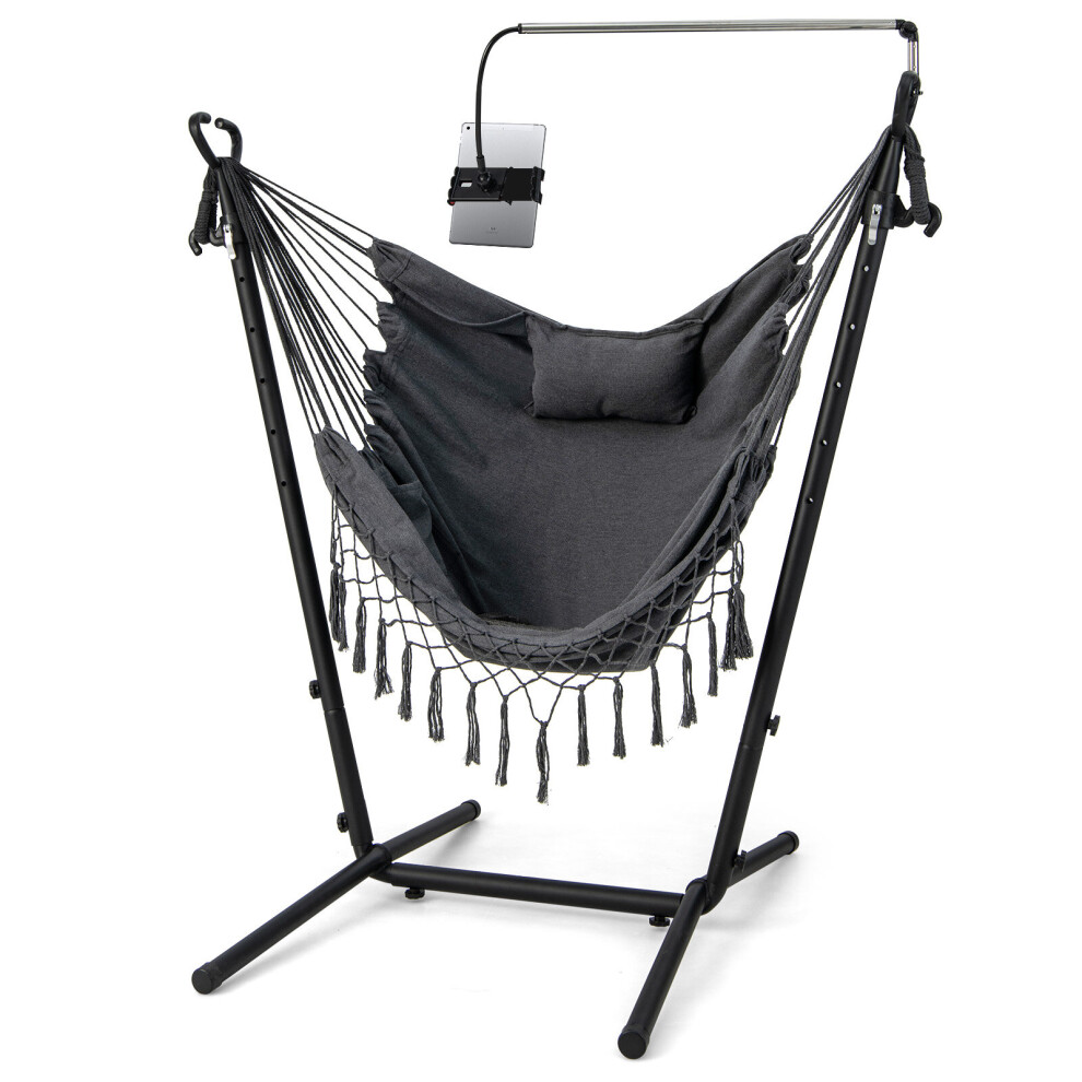 Hammock Chair Height Adjustable Hanging Chair Max 250 KG