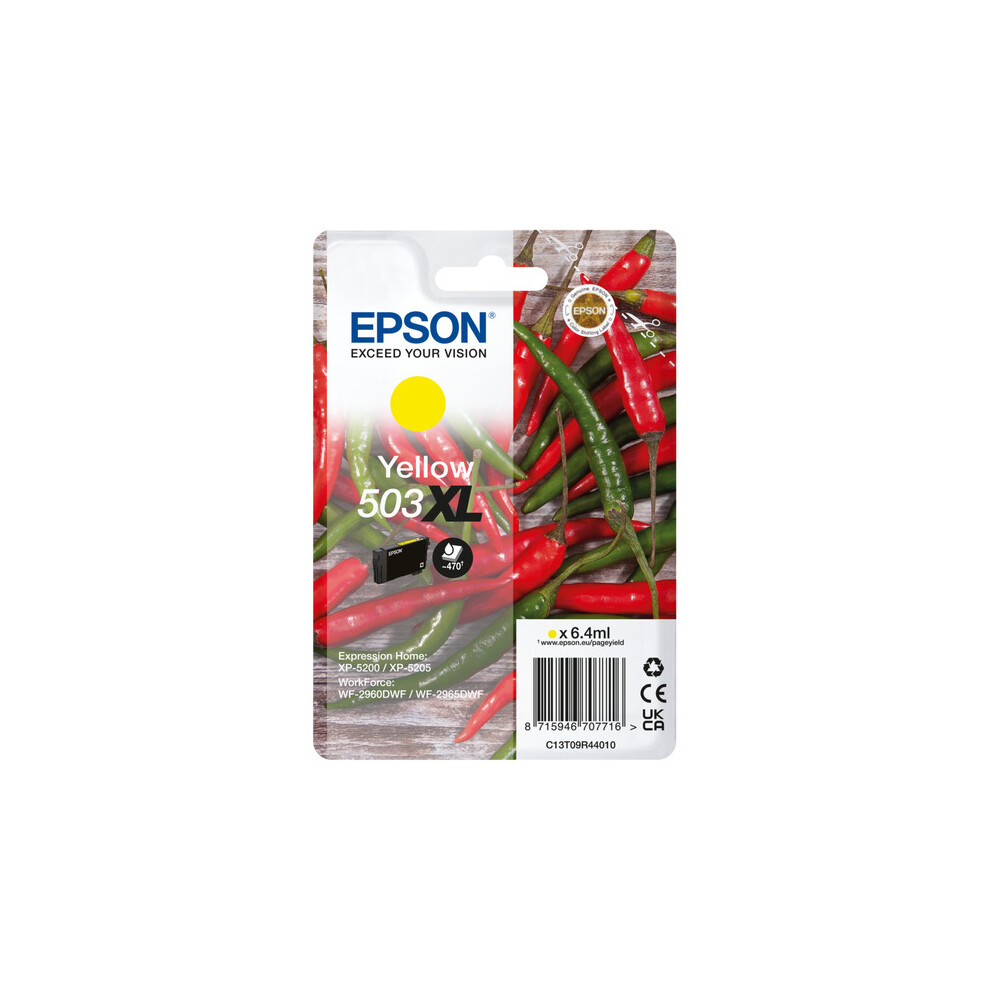 Epson 503XL Chillies Ink Cartridge Yellow