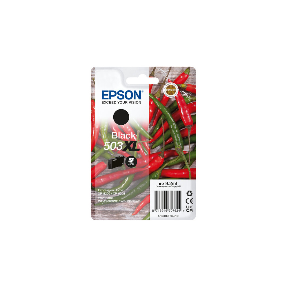 Epson 503XL Chillies Ink Cartridge Black