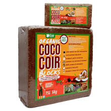 (75 L, 7) Organic Coco Coir Blocks/Bricks | 10L & 75L Potting Medium/Compost Soil