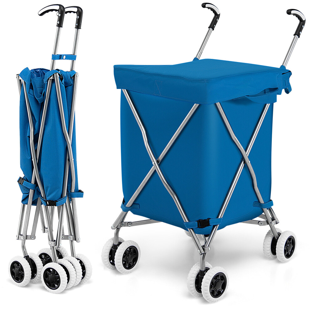 Folding Shopping Cart Lightweight Shipping and Utility Cart