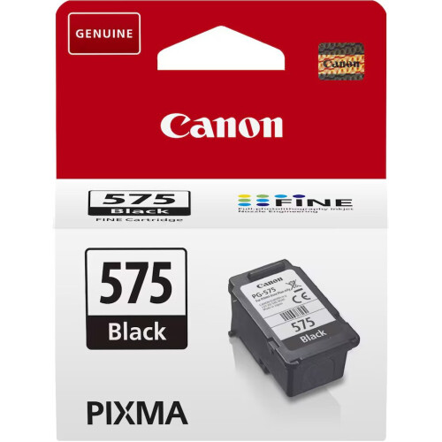 Canon PG-575 Black Ink Cartridge 5438C001 for PIXMA TS3550/3551i/TR4750i/TR4751i - 100-Page Yield