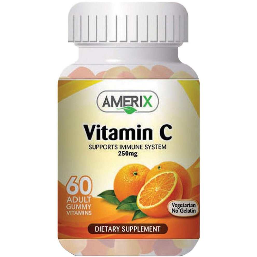 Orange Amerix Vitamin C 250Mg Gummies Boost Your Immunity 60'S