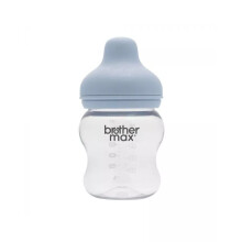 Brother Max PP Extra Wide Neck Bottle 0-3 Months Blue 160 mL 1's