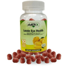Amerix Lutein Eye Health Adult Gummies Supportive Gummies Sharp Vision 60's