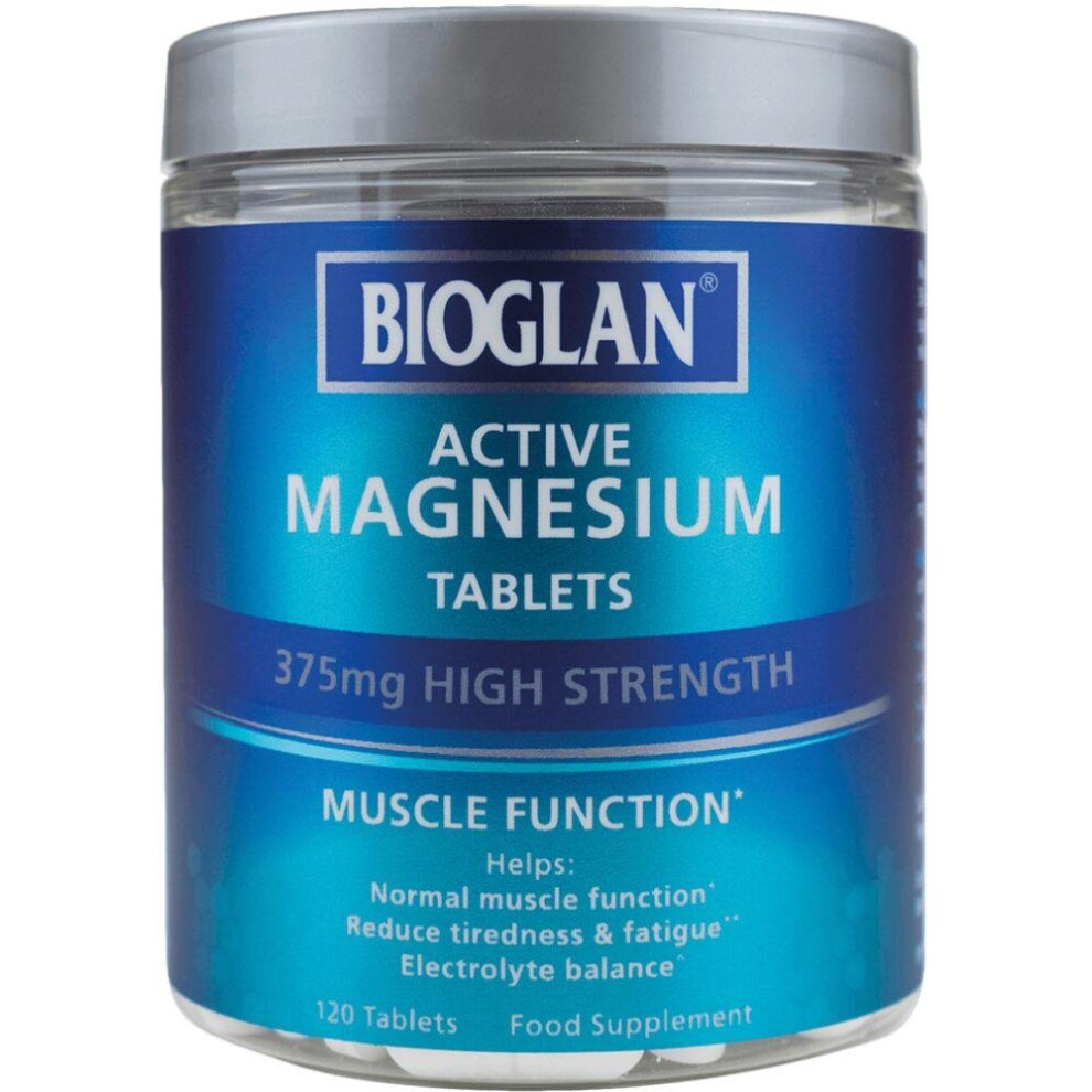 Bioglan Active Magnesium Tablets 120's
