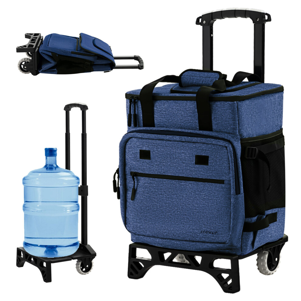 50-Can Large Rolling Cooler Leak-proof Insulated Soft Cooler