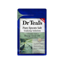 Dr Teal's Pure Epsom Salt Soaking Solution Hemp Seed Oil 1036 g