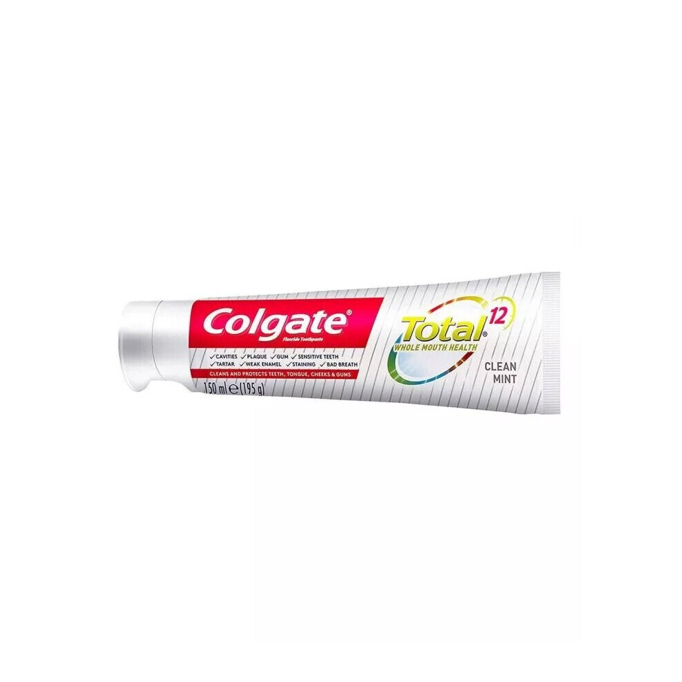 Colgate Total 12 Clean Mint Head Toothpaste Have A Healthy Mouth 150mL