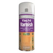 250ml Clear Yacht Varnish Spray Exterior Interior Waterproof