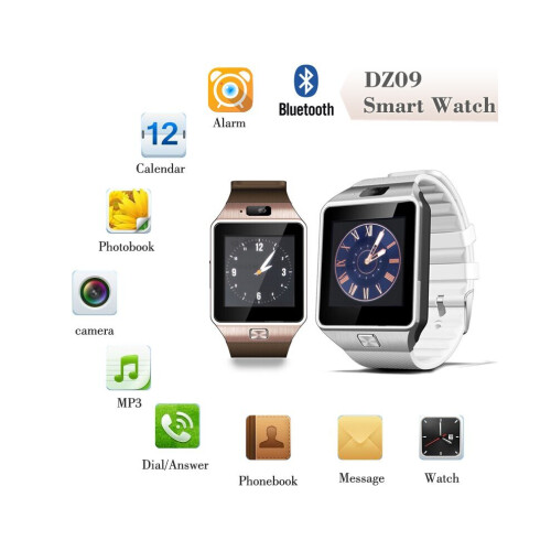 (Rose Gold) HD Camera Smart Watch 2