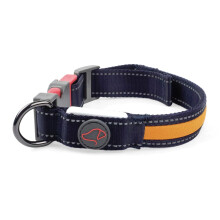 LED Dog Collar Flash & Go Rechargable Light Up Walking Visability Night Aid - L