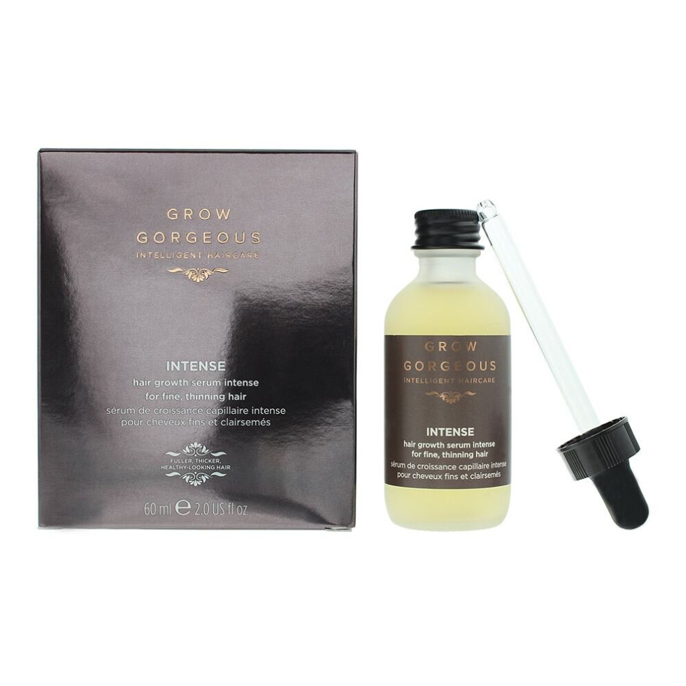 Grow Gorgeous Intense Growth Hair Serum 60Ml - For Thicker, Fuller-Looking Hair