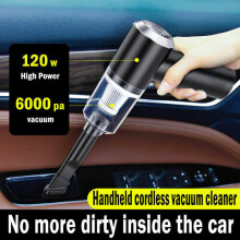 Car Vacuum Cleaner Wet/Dry Cordless Strong Suction Handheld Cleaning
