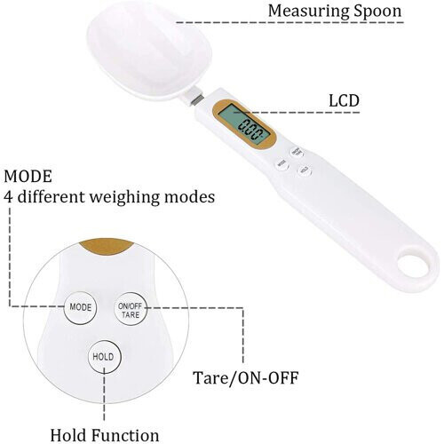 500g / 0.1g Digital Kitchen Spoon Scale 丨Electronic Weight Scale 2