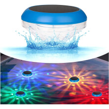 Floating Solar Lights, LED Floating Pond Lights with RGB Color Changing, IP68 Night Swimming Pool Waterproof Solar Pool Lights