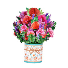 Mother's Day Pop-up Envelope 3D Greeting Card (Carnation)