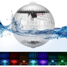 Solar Floating Pond Lights, Waterproof LED Color Changing Garden Pool Lights
