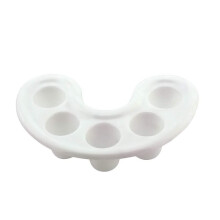 1 Pack Soaking Bowl Tip Nail Art Tray Care Wash Soaker Nail Art Bath Tool (White)