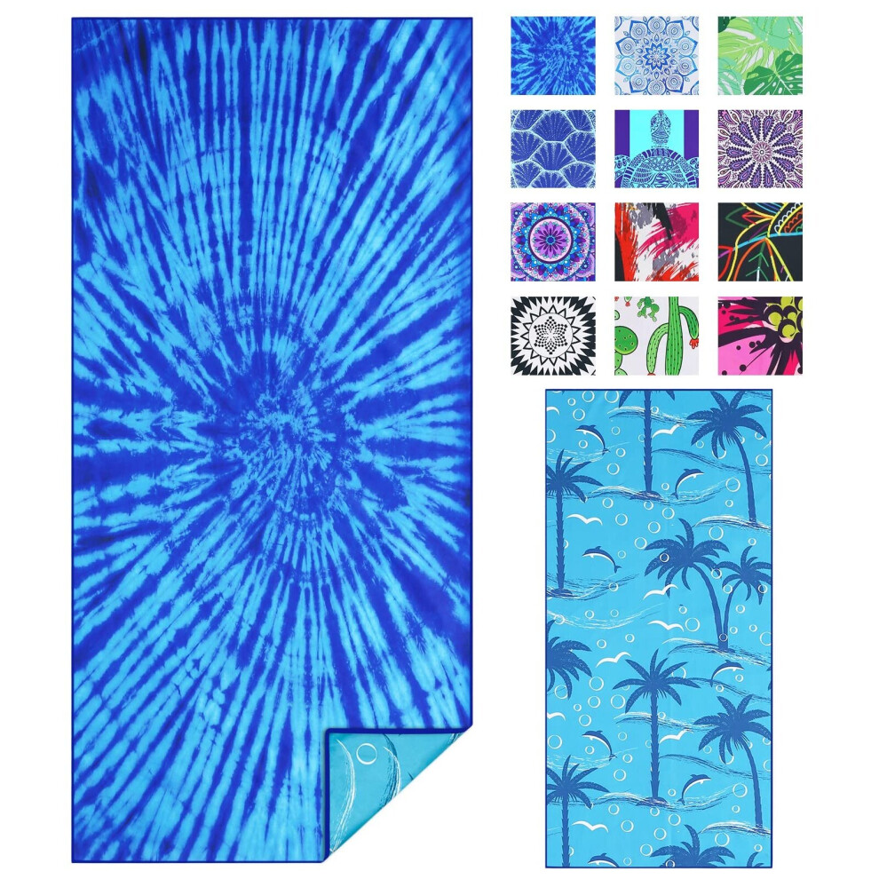 Microfiber Beach Towel Quick Dry Super Absorbent Oversized Lightweight Towel-image-OPC-PBM6CH7-NEW