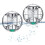 Solar Pond Light Pool Light Color Changing Spherical Floating Night Light Waterproof 1
