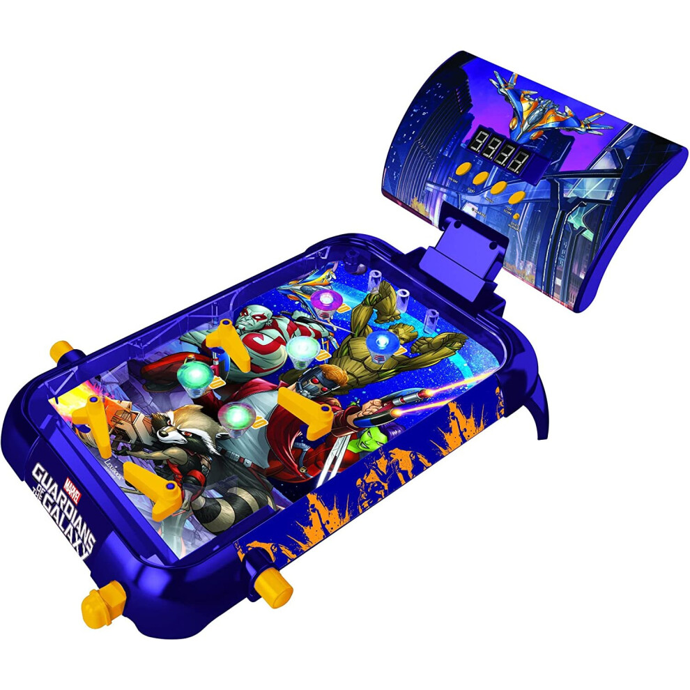 LEXIBOOK JG610GG Marvel Guardians of The Galaxy Table Electronic Pinball, Action and Reflex Game for Children and familiy-image-OPC-PBM6CK7-NEW