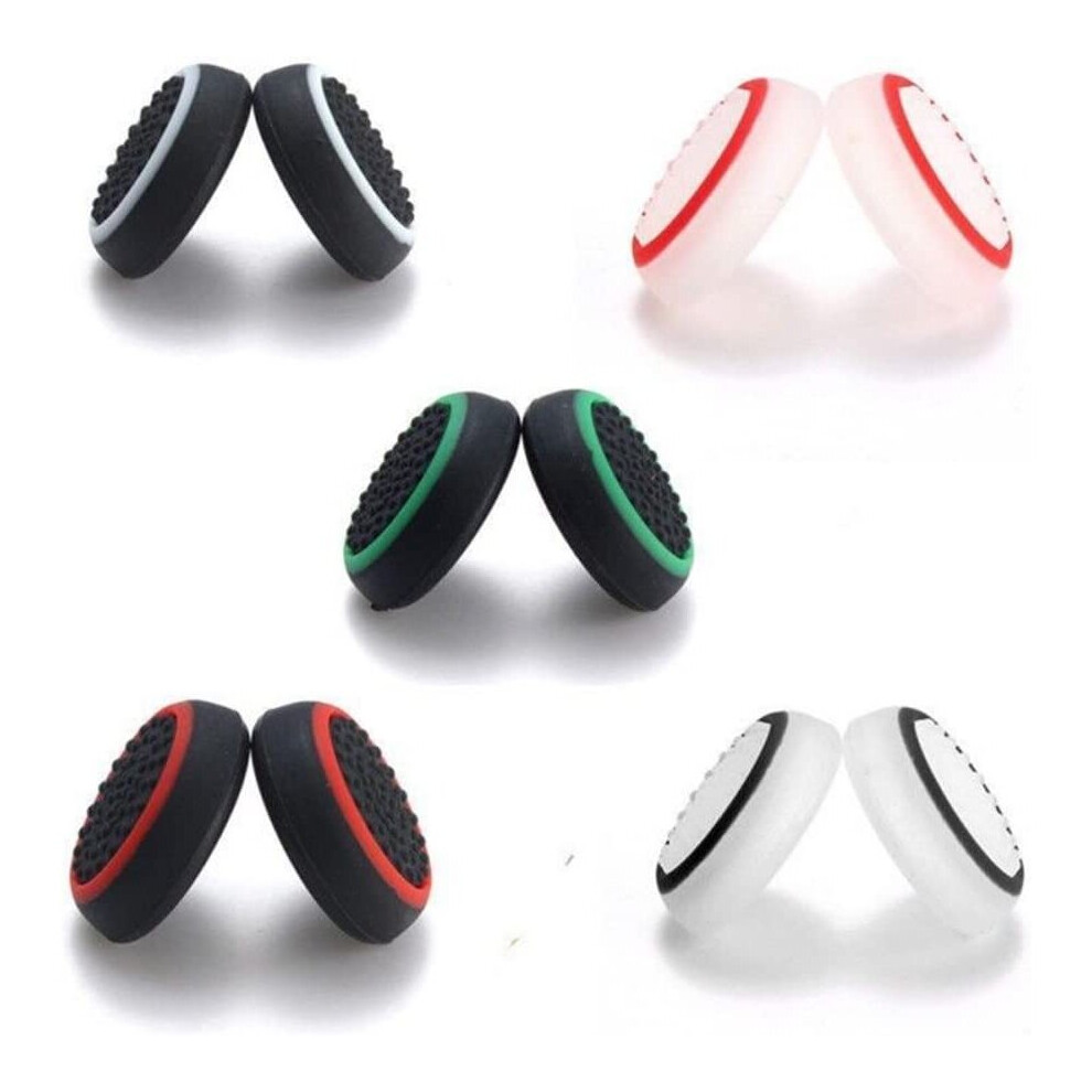Silicone Thumbstick Grip Covers For Ps4 Xbox One Ps3 Xbox 360 Ps2 Game Controller - 5 Pairs 9413633947320