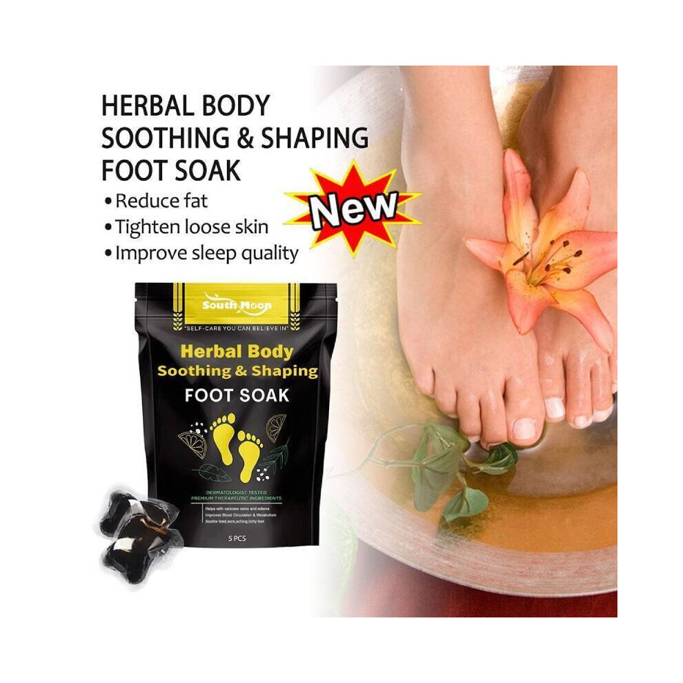 Xylfly Lymphatic Drainage Ginger Herbal Foot Soak Body Cleaning -Detox Foot Bath
