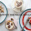 5-Pack Stainless Steel Coffee Decoration Stencils 5