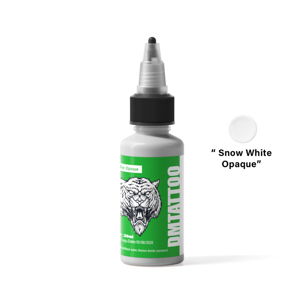 (SnowWhiteOpaque) 30ml/Bottle Tattoo Ink Professional Natural Plant 