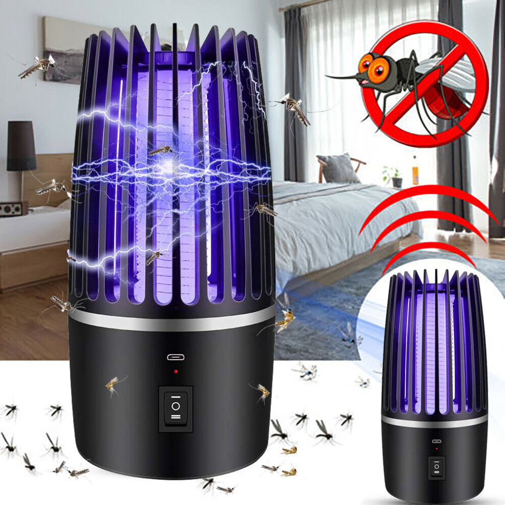 Electric Insect Zapper Mosquito Killer Lamp Rechargeable Fly Killer UK