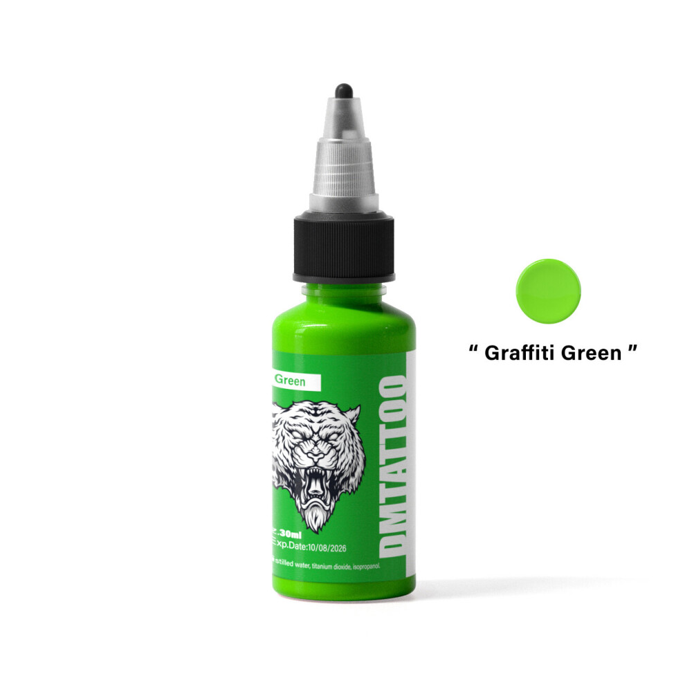 (Graffiti Green) 30ml/Bottle Tattoo Ink Professional Natural Plant 