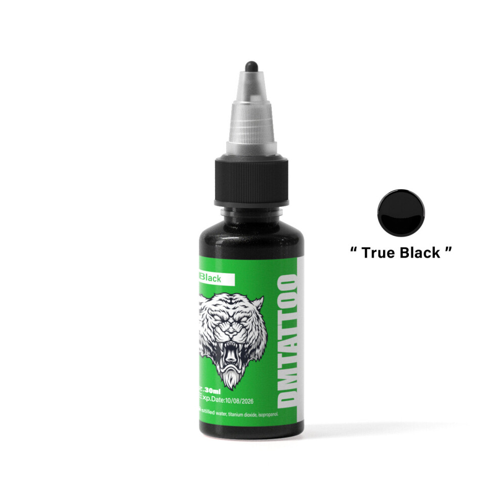 (Ture Black) 30ml/Bottle Tattoo Ink Professional Natural Plant 