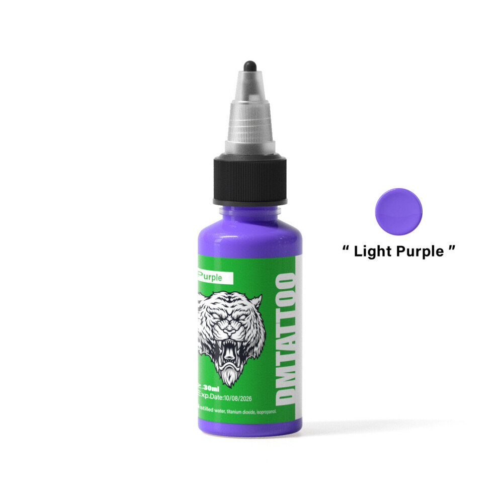 (Light Purple) 30ml/Bottle Tattoo Ink Professional Natural Plant 
