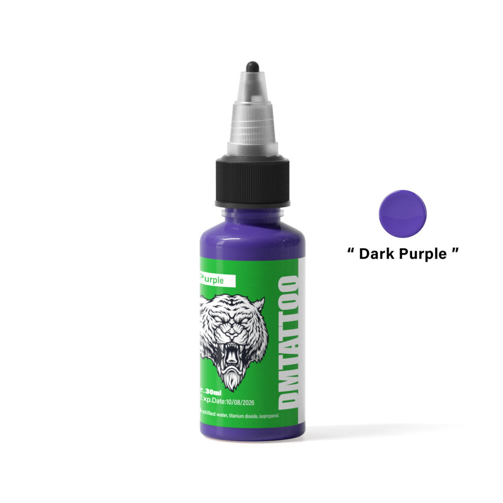 (Dark Purple) 30ml/Bottle Tattoo Ink Professional Natural Plant 